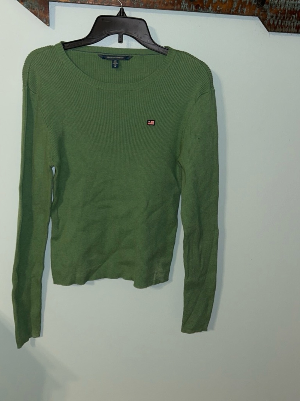Polo by Ralph Lauren Women's Olive Green Long Sleeve Tee